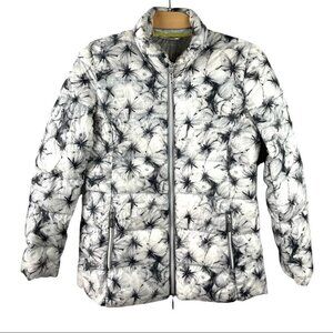 𝅺ETAGE Denmark Light Down Puffer in Floral Butterfly Print US 4/EU 34/UK 10